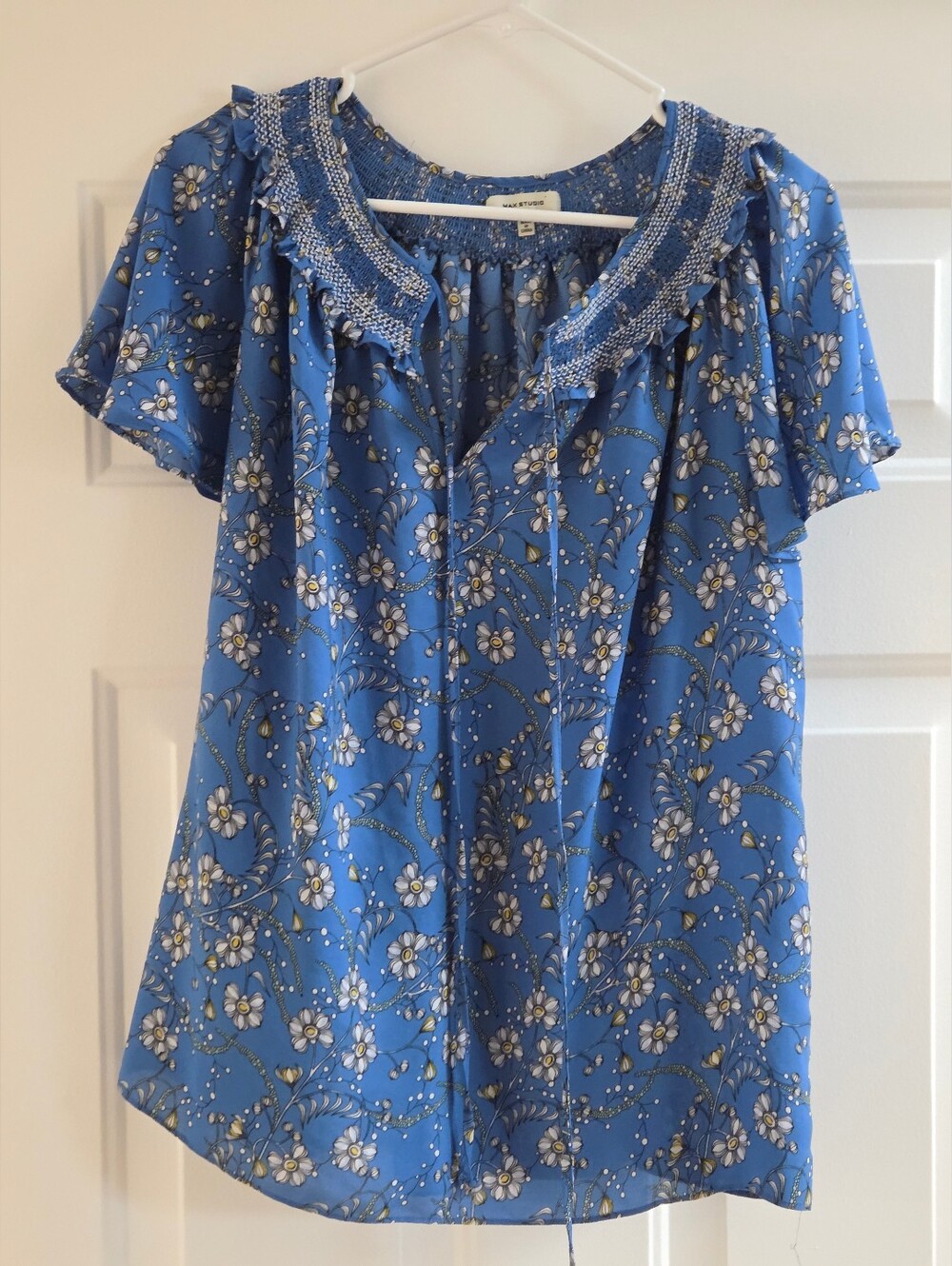 Max Studio Daisy Print Blouse